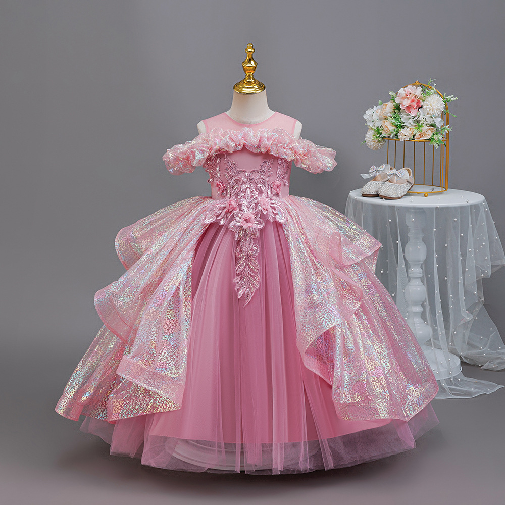 Women'S Formal Wear For Girls - HETISO Elegant Flower Girl Dress Appliques