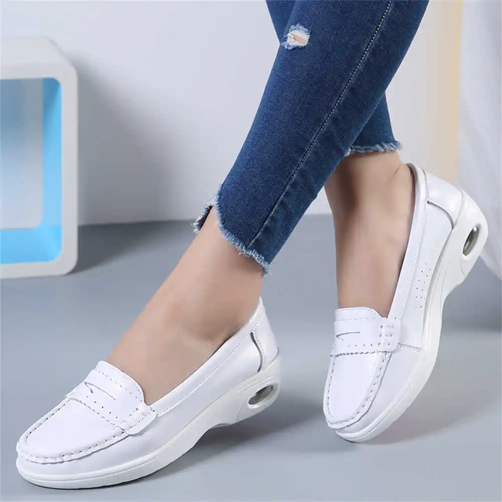 Thick Sole Slipon White Traine - Women Formal Wear Best Brands review and price