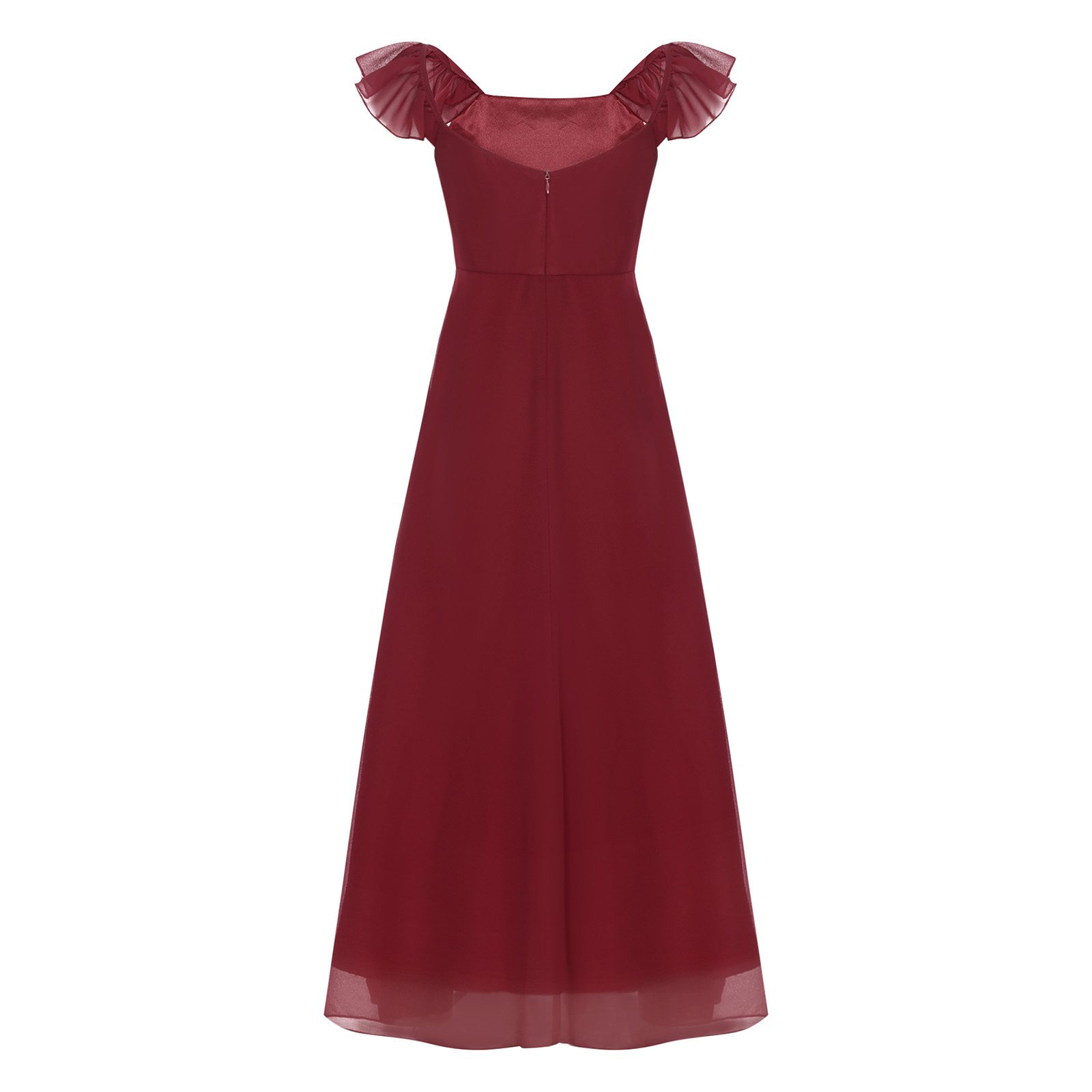 Girls Ruffle Sleeve Chiffon A  - Women'S Formal Wear For Girls review and price