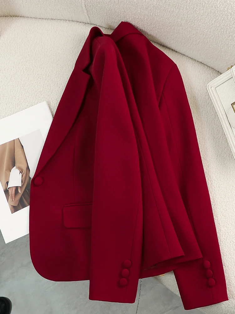 Women Blazer Ladies Red Green  - Formal Winter Wear Women Jacket review and price