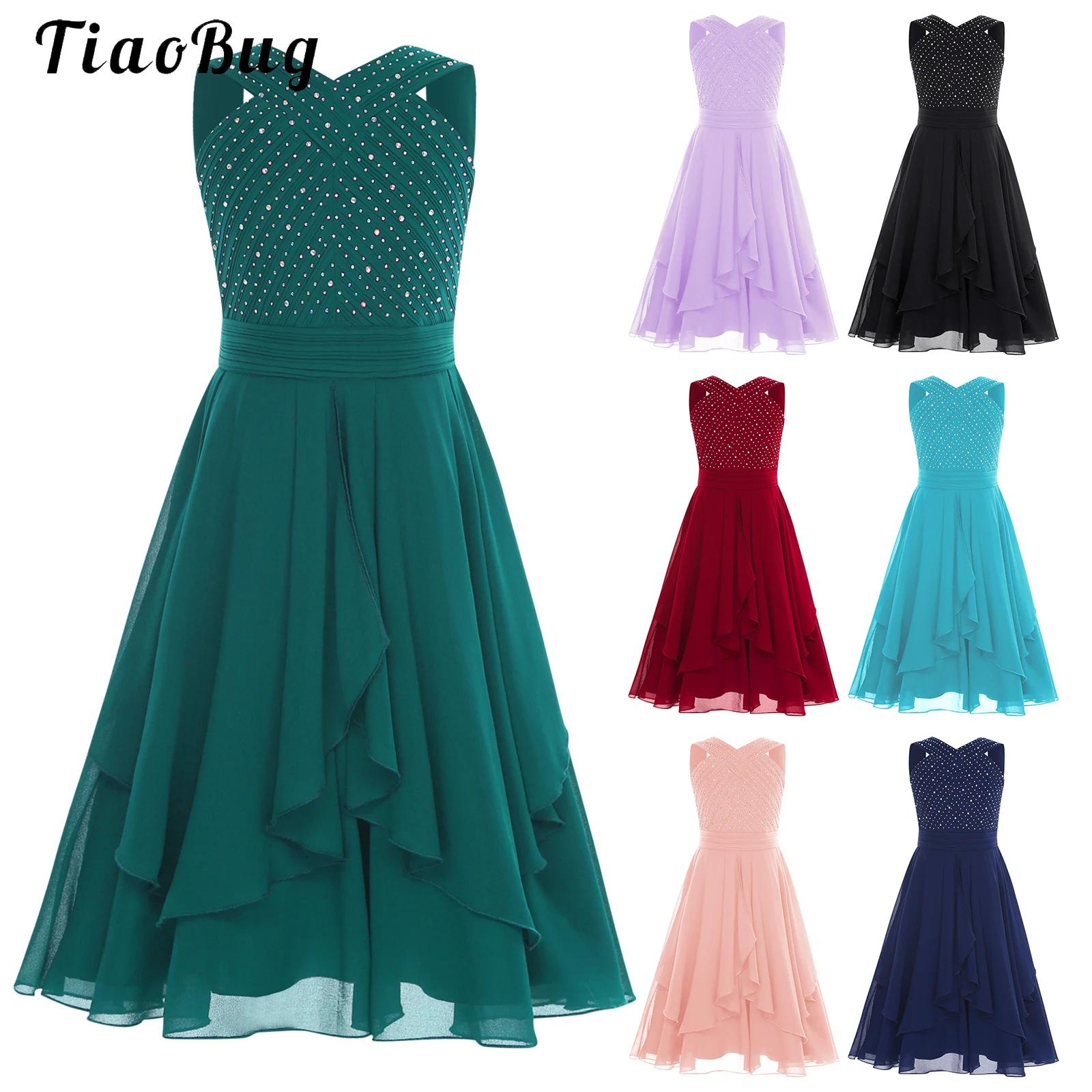 Shiny Rhinestone Chiffon Party - Women'S Formal Wear For Girls review and price