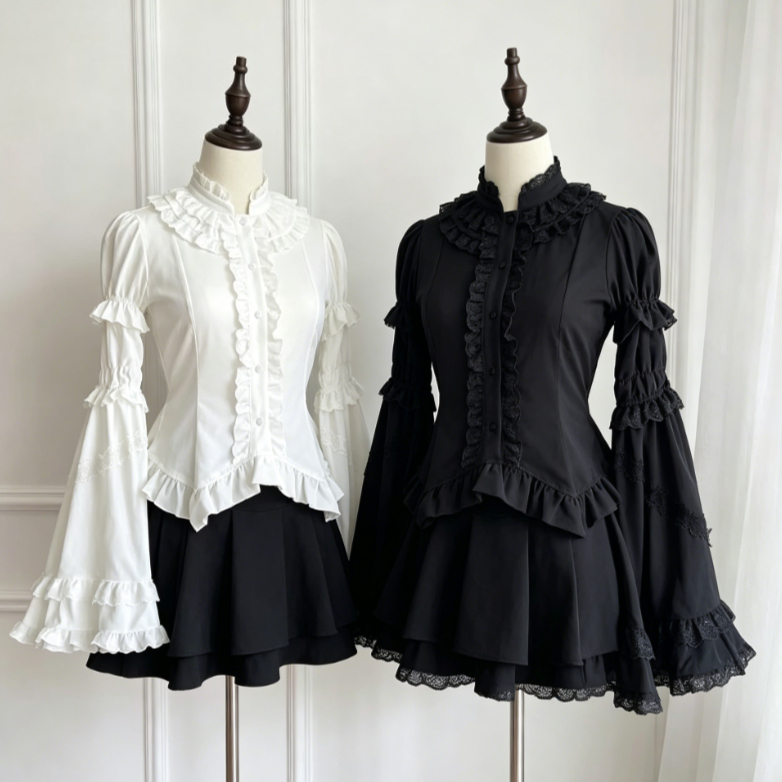 Japanese Lolita Blouse Women K - Women Formal Blouses For Evening Wear review and price