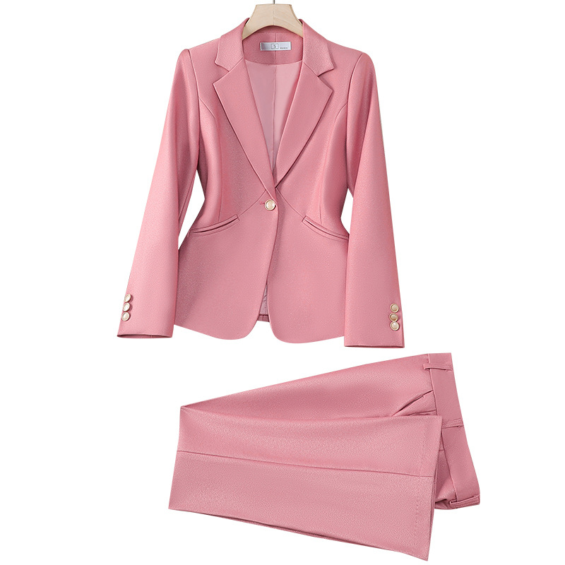 Autumn Women Pink Blazer and T - Formal Winter Wear Women Jacket review and price