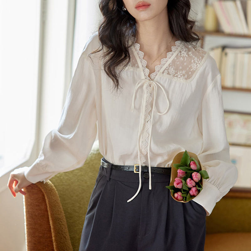 Long Sleeve Shirts Womens Sati - Women Formal Blouses For Evening Wear review and price