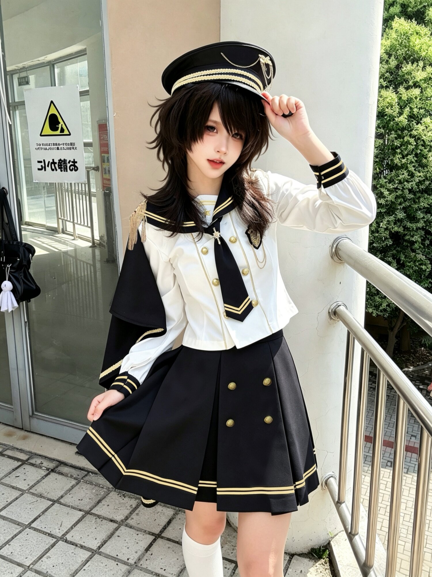 JK Sailor Suit Sweet and Hands - Pencil Skirt Midi review and price