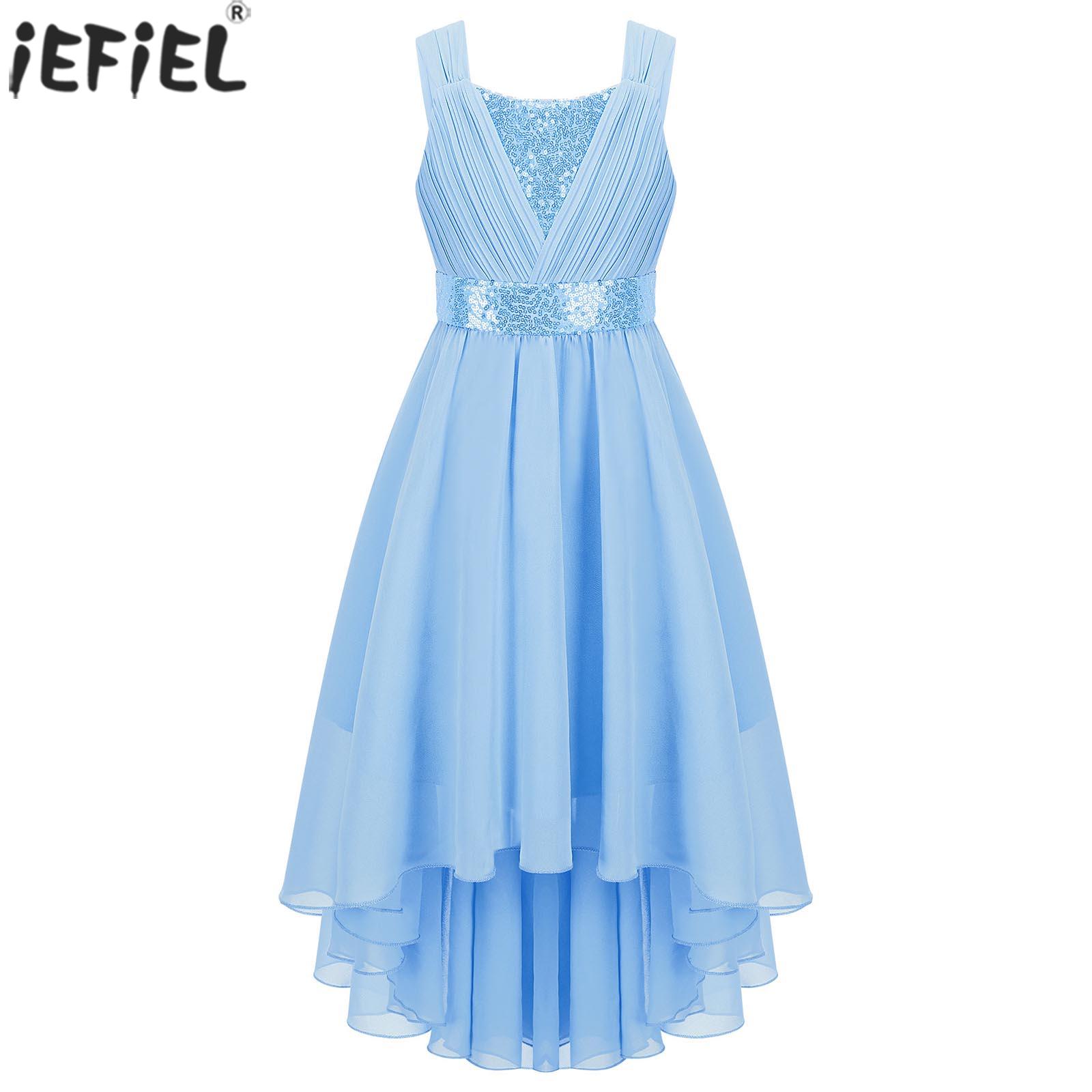 Kids Girls Sequins Ruched Part - Women'S Formal Wear For Girls review and price