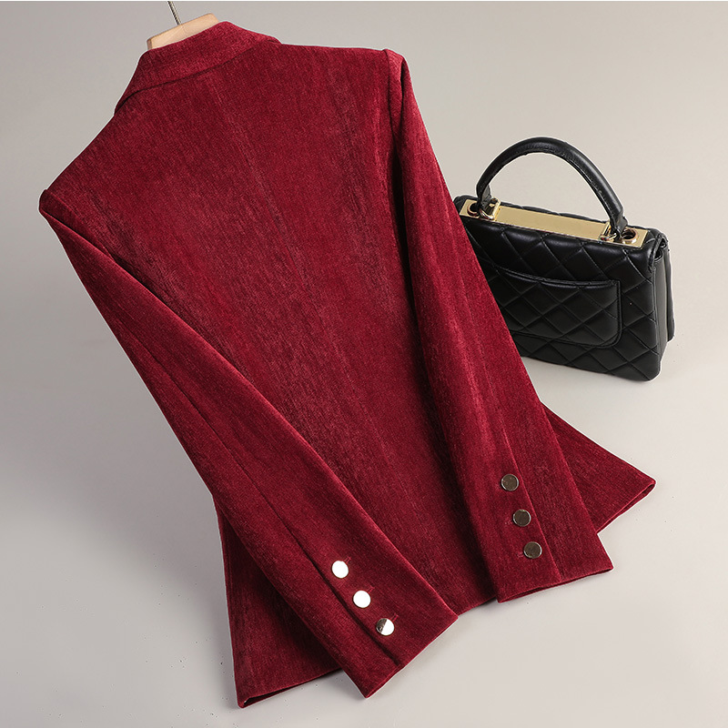 Yellow Gold Velvet Blazer Wome - Formal Winter Wear Women Jacket review and price