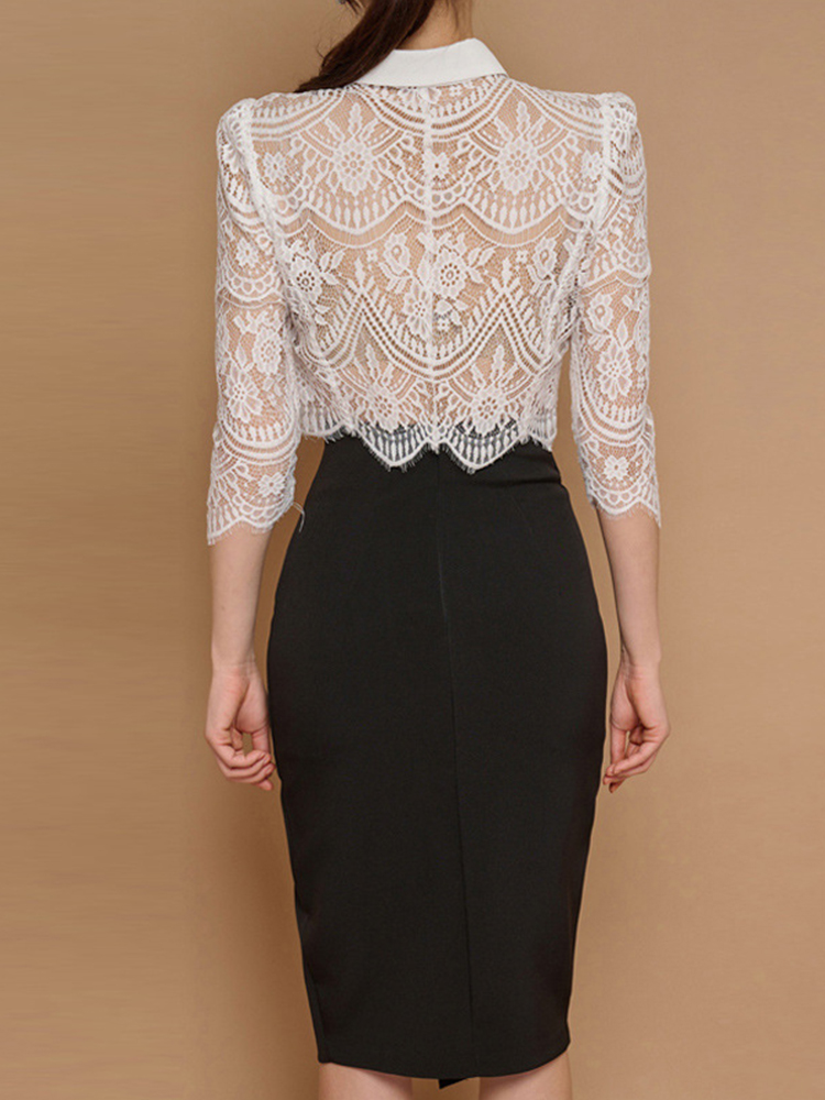 Summer Sexy 2 Piece Outfit Ele - Pencil Skirt Midi review and price