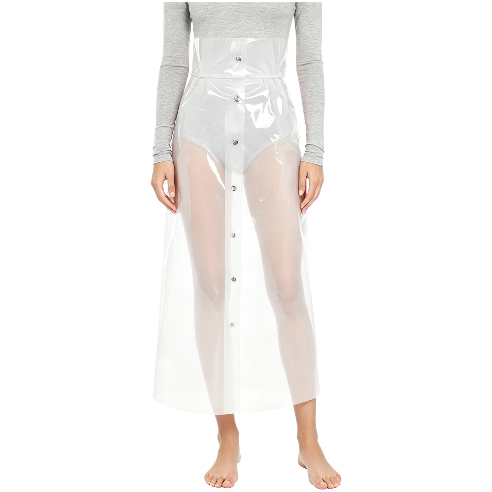 Womens See Through Pvc Skirt H - Pencil Skirt Midi review and price
