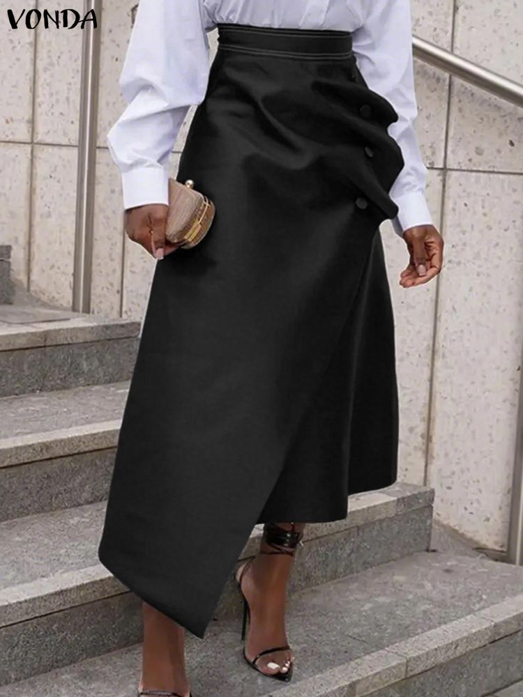 Plus Size Satin Skirts VONDA E - Pencil Skirt Midi review and price