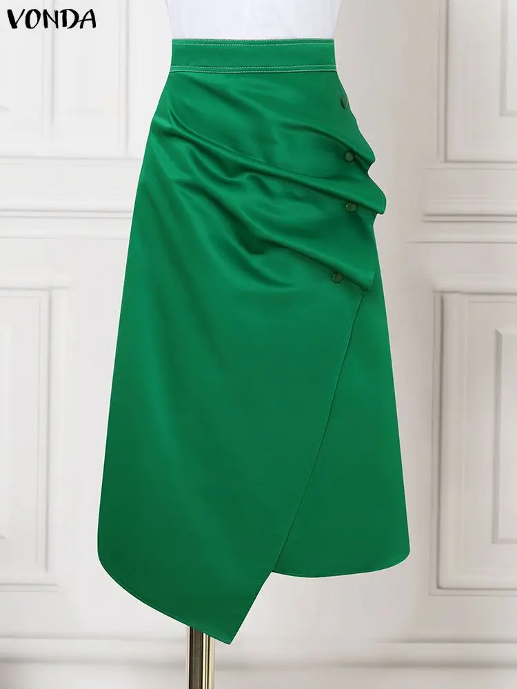 Plus Size Satin Skirts VONDA E - Pencil Skirt Midi review and price